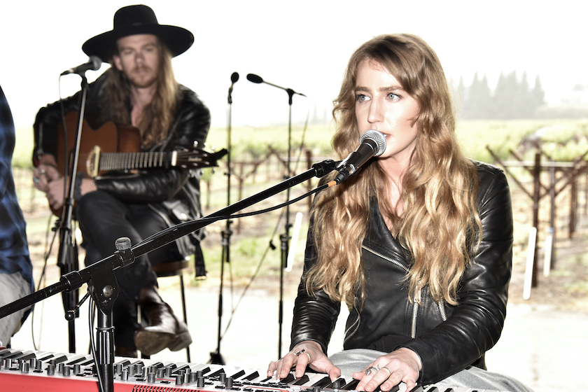 NAPA, CALIFORNIA - MAY 15: Ingrid Andress performs during 2019 Live In The Vineyard Goes Country at Round Pond Estates Winery on May 15, 2019 in Napa, California. 