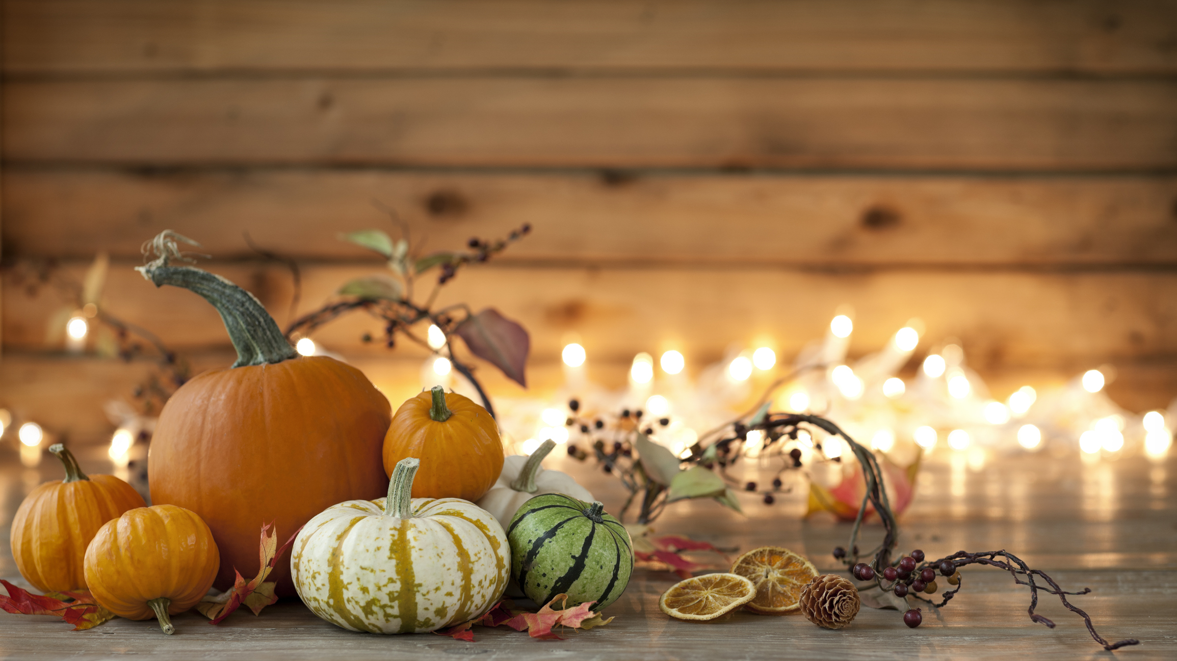 Thanksgiving pumpkin decor