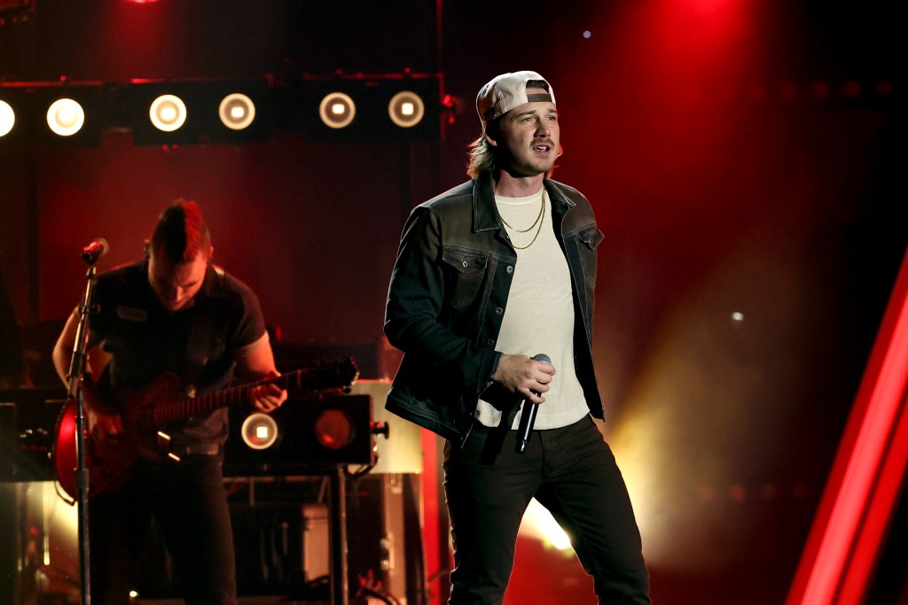 NASHVILLE, TENNESSEE - NOVEMBER 09: Morgan Wallen performs onstage at The 56th Annual CMA Awards at Bridgestone Arena on November 09, 2022 in Nashville, Tennessee.