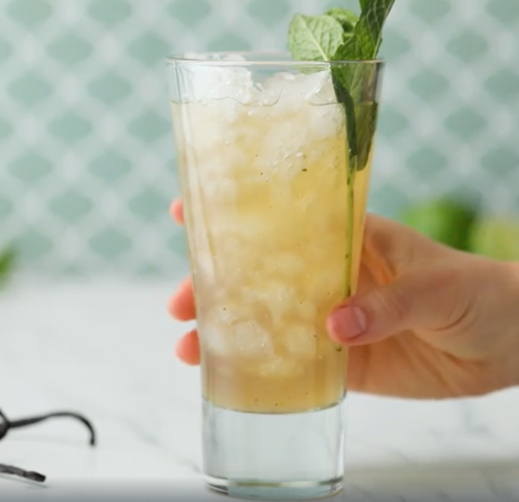 Crown Apple vanilla bean mint julep