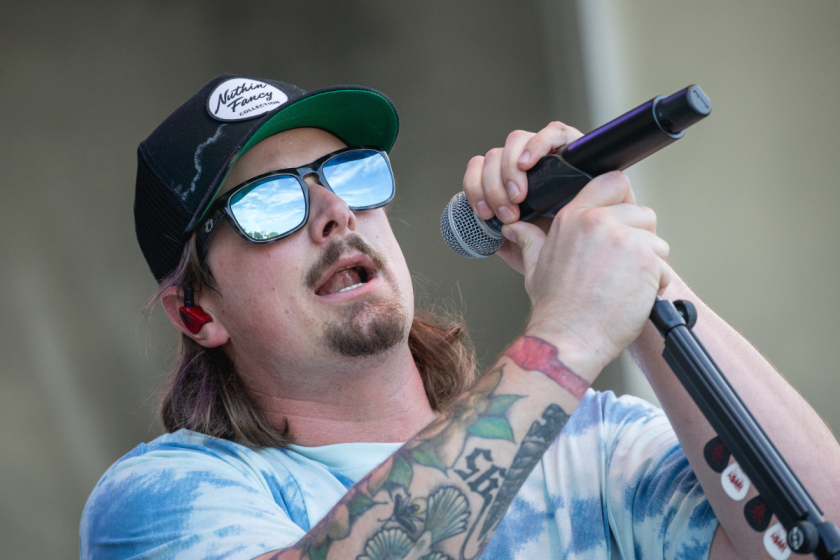 Singer-songwriter Hardy performs onstage during weekend one, day three of Austin City Limits Music Festival at Zilker Park on October 03, 2021 in Austin, Texas.