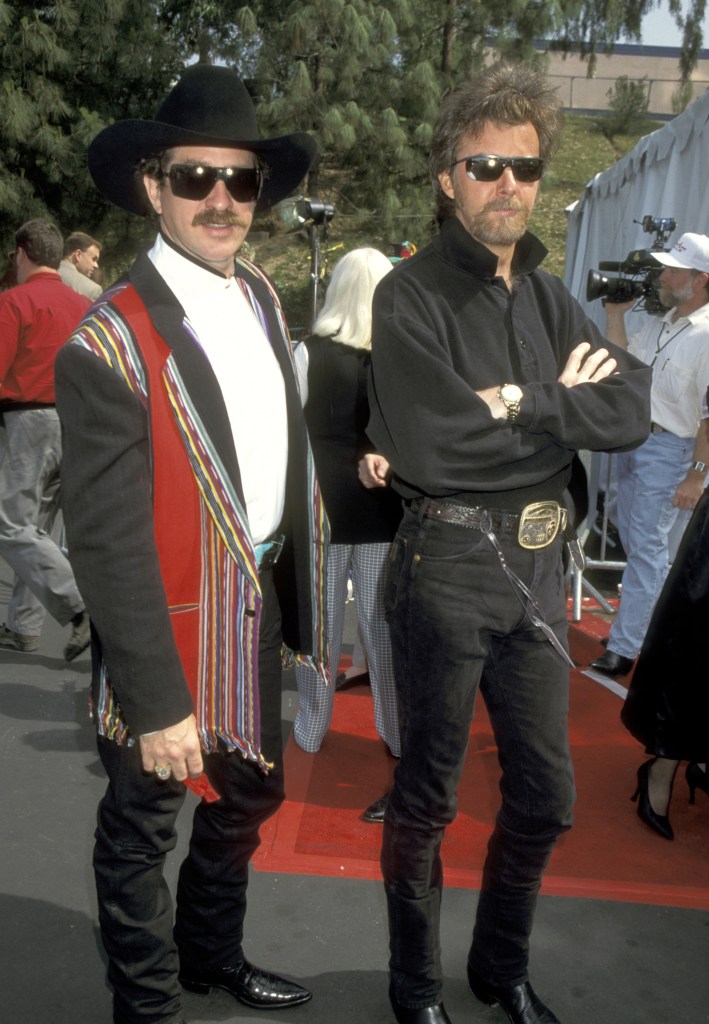 Kix Brooks and Ronnie Dunn (Brooks &amp; Dunn) during 30th Annual Academy of Country Music Awards at Universal Amphitheatre in Universal City, California, United States. 