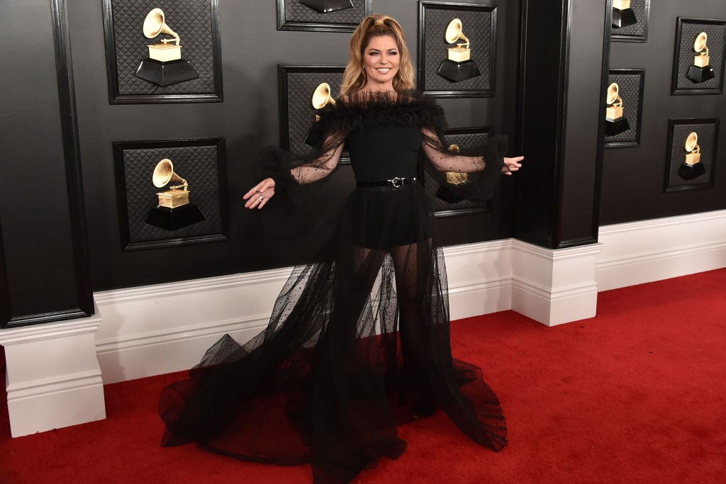 Shania Twain attends the 62nd Annual Grammy Awards at Staples Center on January 26, 2020 in Los Angeles, CA.