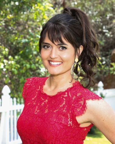 UNIVERSAL CITY, CALIFORNIA - APRIL 27: Actress Danica McKellar visits Hallmark Channel's "Home & Family" at Universal Studios Hollywood on April 27, 2021 in Universal City, California. (Photo by Paul Archuleta/Getty Images)