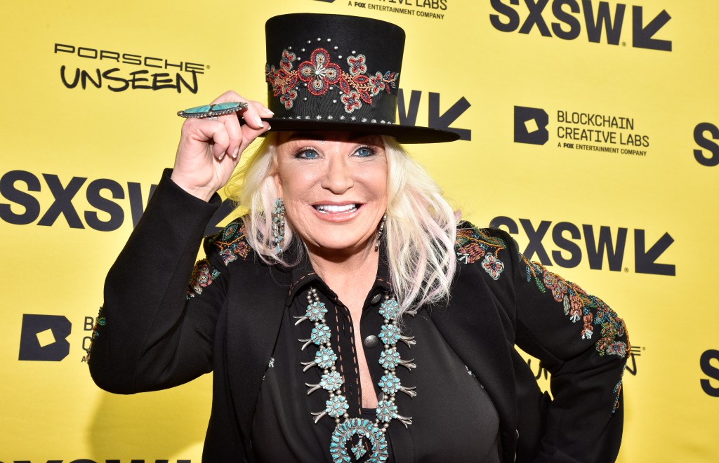 Tanya Tucker attends the premiere of "The Return of Tanya Tucker" during the 2022 SXSW Conference and Festival - Day 3 at the Zach Theatre on March 13, 2022 in Austin, Texas. 