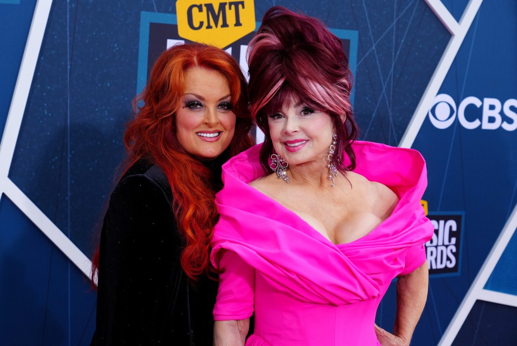 Wynonna Judd and Naomi Judd of The Judds attend the 2022 CMT Music Awards at Nashville Municipal Auditorium on April 11, 2022 in Nashville, Tennessee.