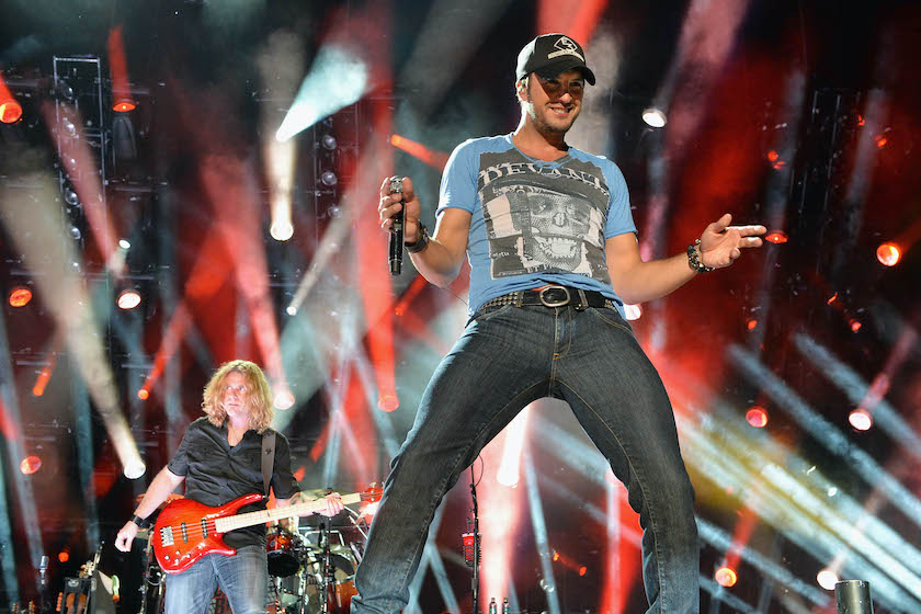 NASHVILLE, TN - JUNE 06: Luke Bryan performs during the 2013 CMA Music Festival on June 6, 2013 in Nashville, Tennessee.