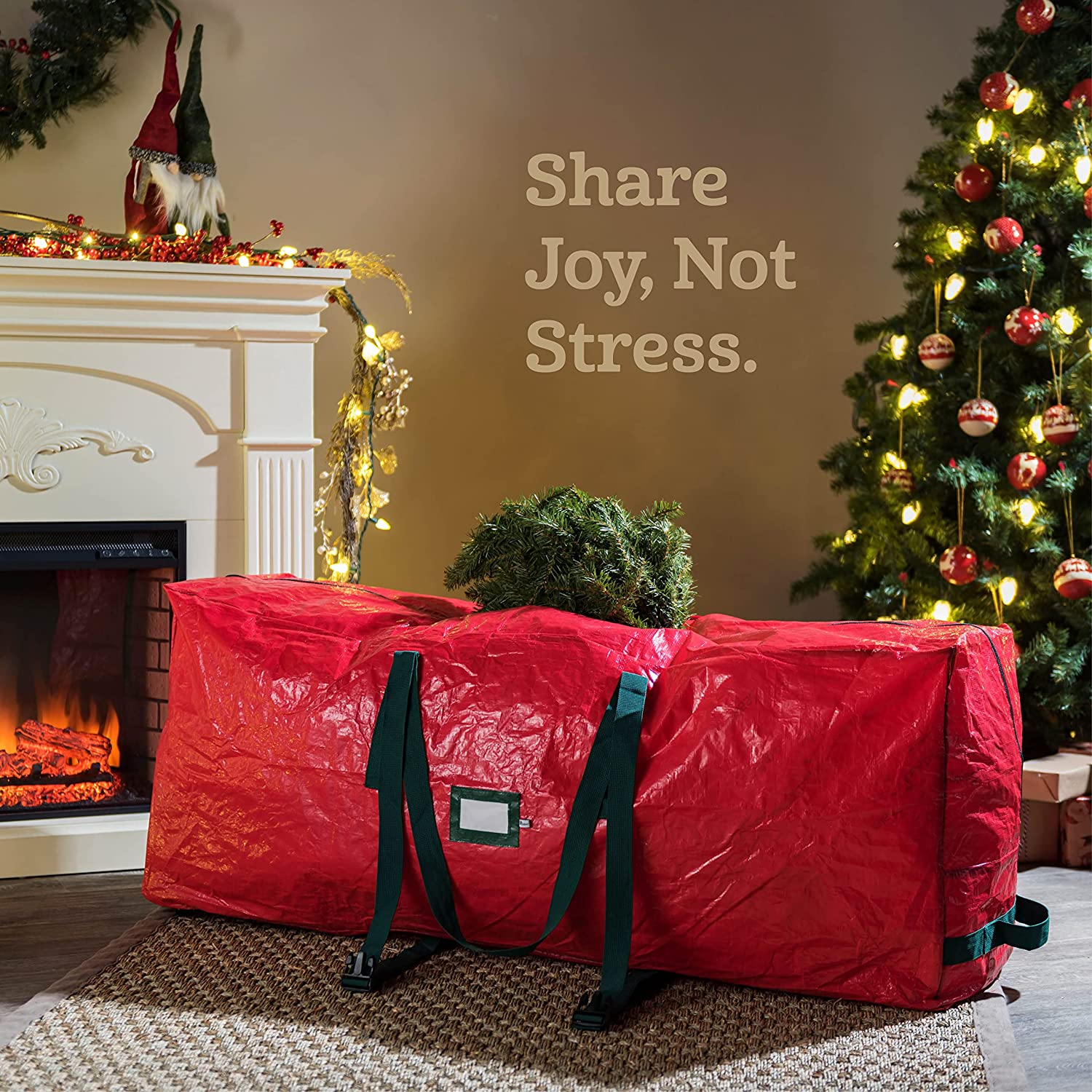christmas tree storage bag with wheels