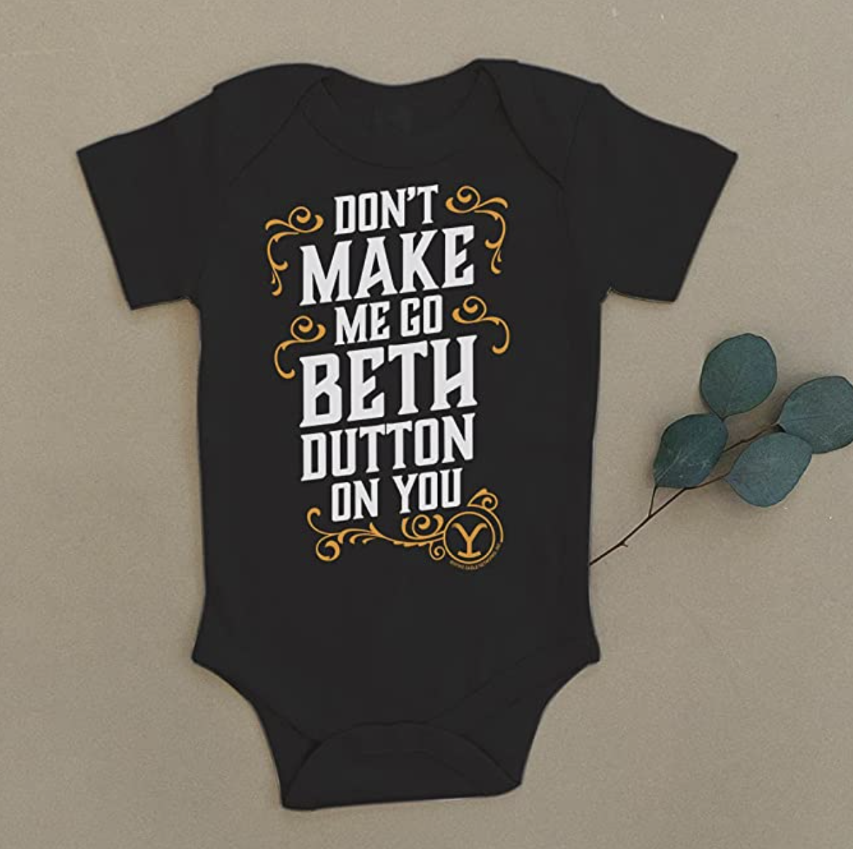 yellowstone baby onesie