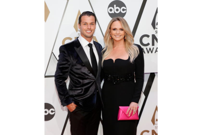 Brendan Mcloughlin and Miranda Lambert attend the 55th annual Country Music Association awards 