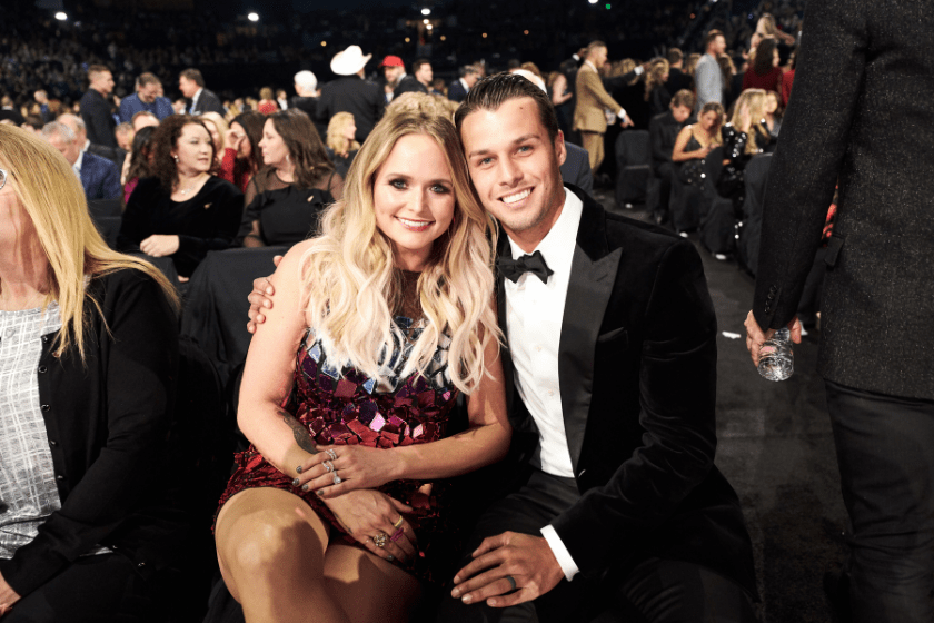 Miranda Lambert and Brendan Mcloughlin seen during the 53rd annual CMA Awards