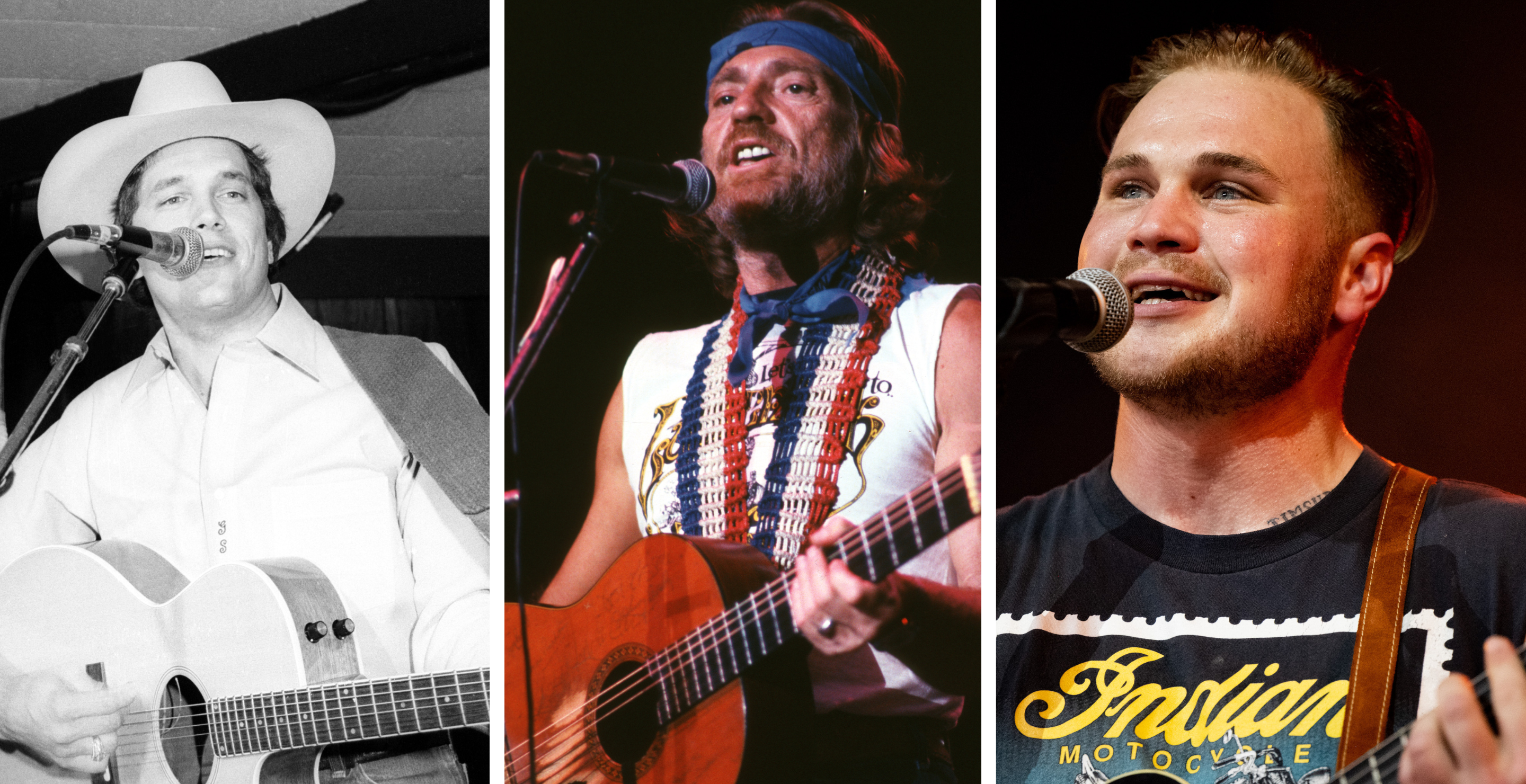 Photo of George Strait / Willie Nelson/ Zach Bryan