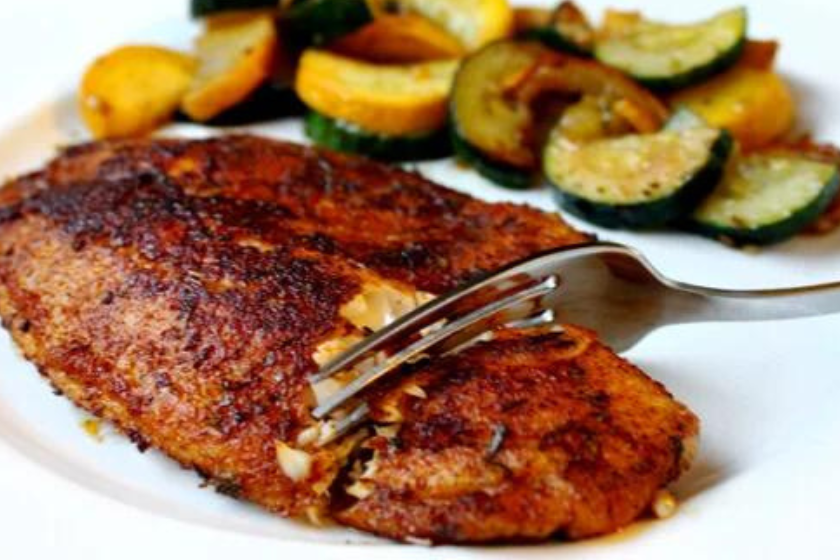 Ten-minute blackened tilapia