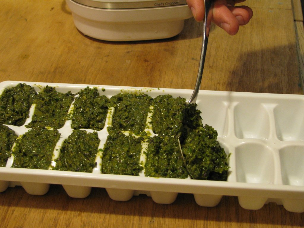 pesto cubes