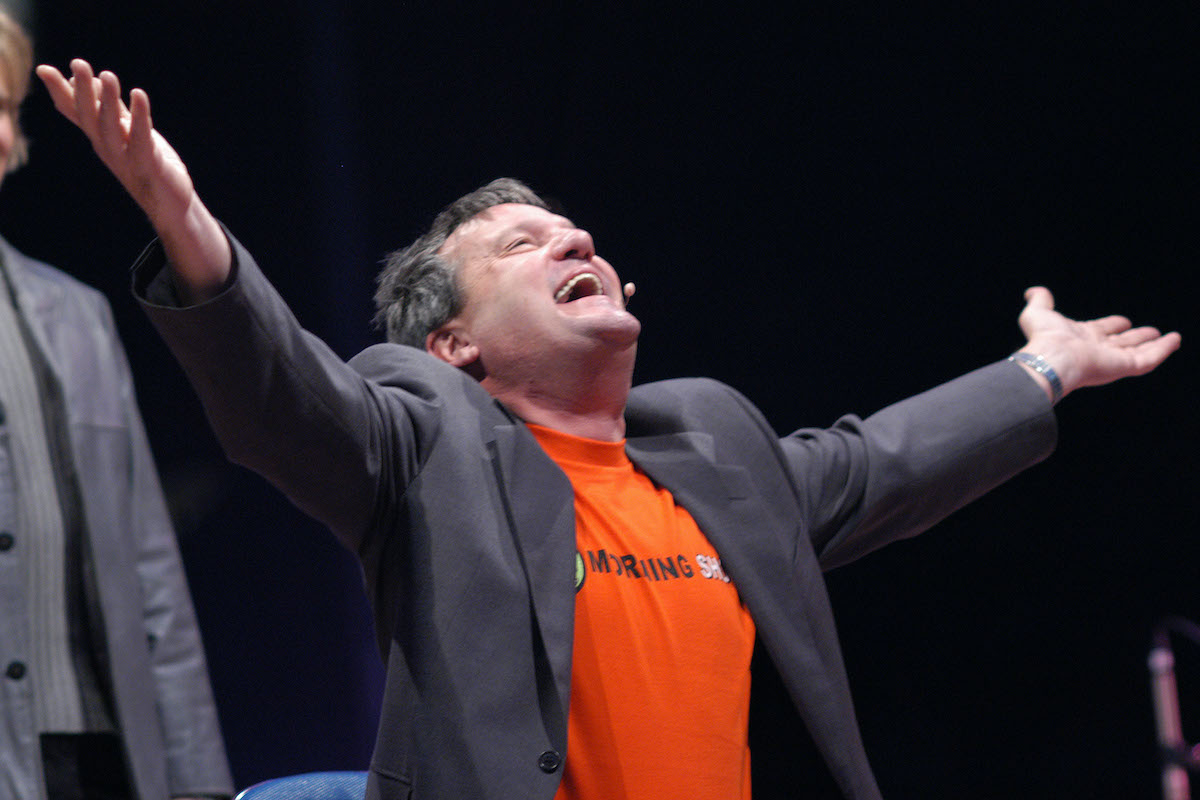 Mark Lowry on 12/13/02 in St. Louis, Mo.