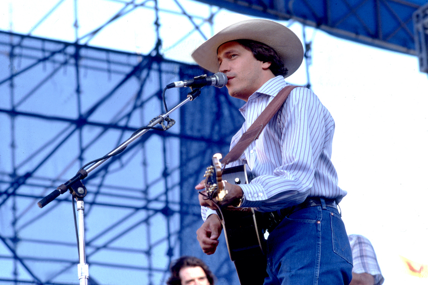 George Strait at Chicagofest in Chicago, Illinois, August 30, 1985. 