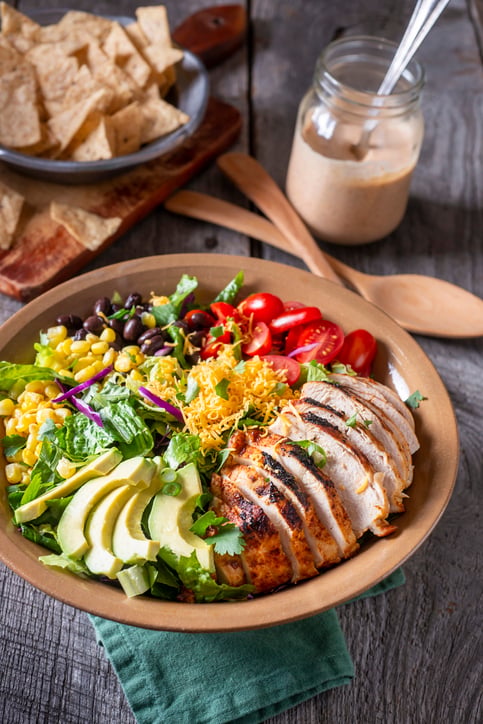 Southwestern Chicken Chopped Salad