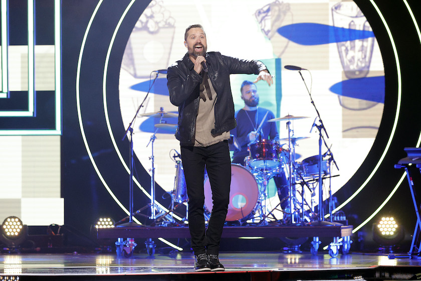 NASHVILLE, TENNESSEE - OCTOBER 13: Walker Hayes performs onstage during the 2021 CMT Artist of the Year on October 13, 2021 in Nashville, Tennessee. 