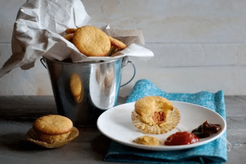 mini corn dog muffins