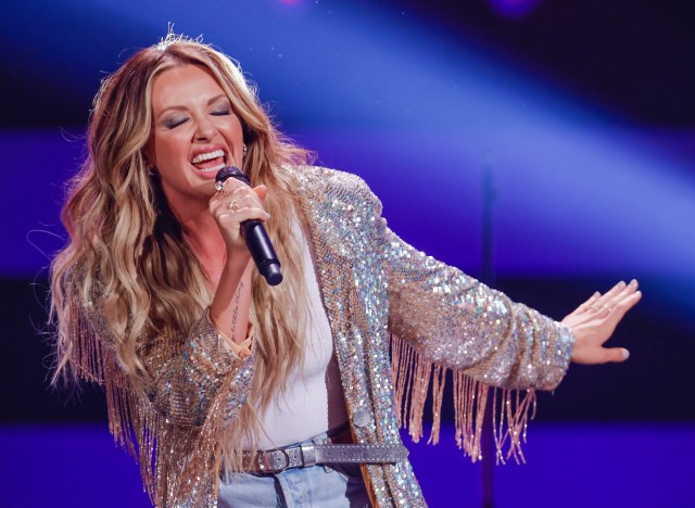 Carly Pearce performs during the 2021 iHeartCountry Festival at Frank Irwin Center on October 30, 2021 in Austin, Texas. 