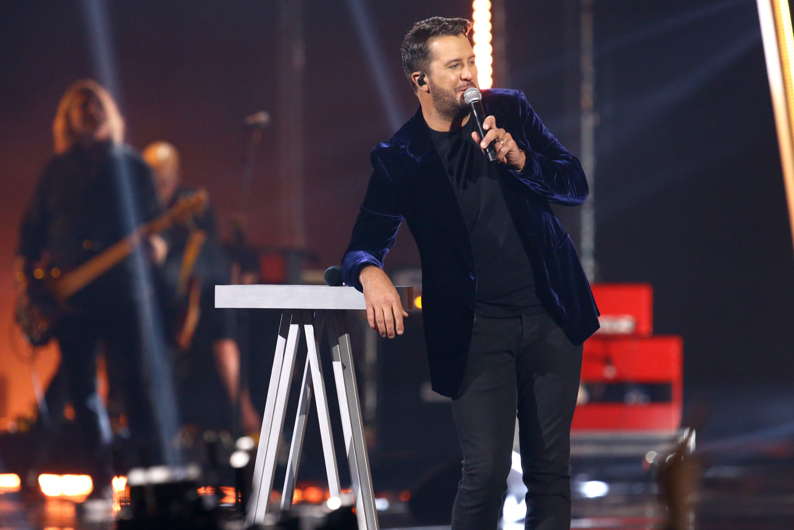 Luke Bryan hosts the 2021 CMA awards.