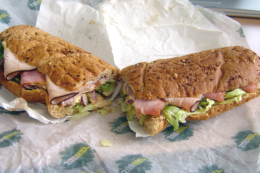 Subway sandwich