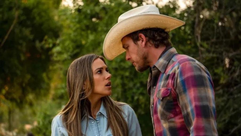 Jana Kramer in 'A Cowboy Christmas Romance'