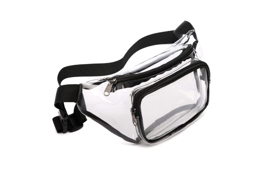 clear purse fanny pack