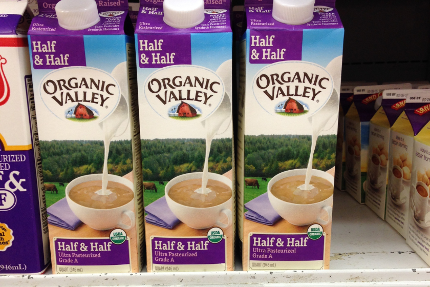 half and half milk