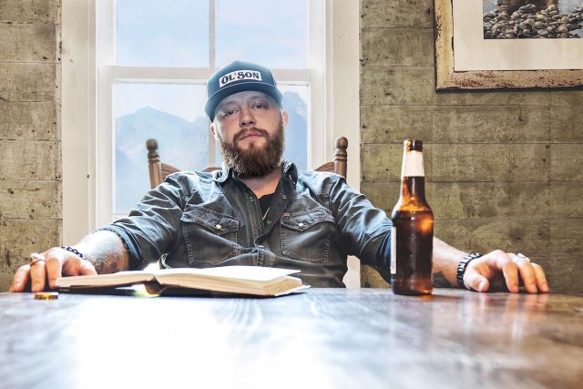 Jacob Bryant poses for the cover of his new album, 'Bar Stool Preacher.'