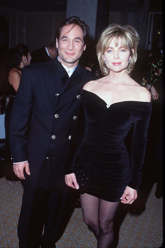 Artists Rights Foundation Honors Steven Spielberg with 1995 John Huston Award. Clint Black and Lisa Hartman were in attendance.
