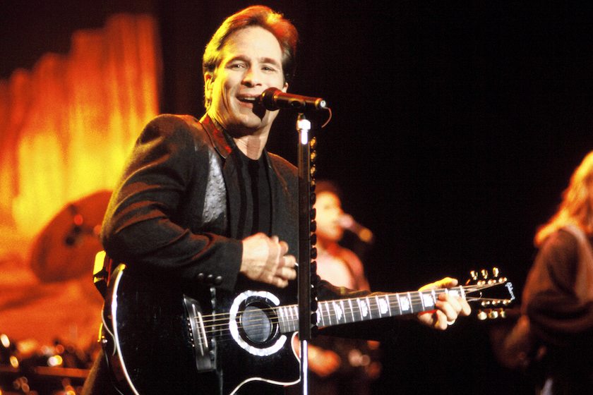 MOUNTAIN VIEW, CA - October 3 Clint Black performing at Shoreline Amphitheater. Event held on October 3, 1992 in Mountain View, California.