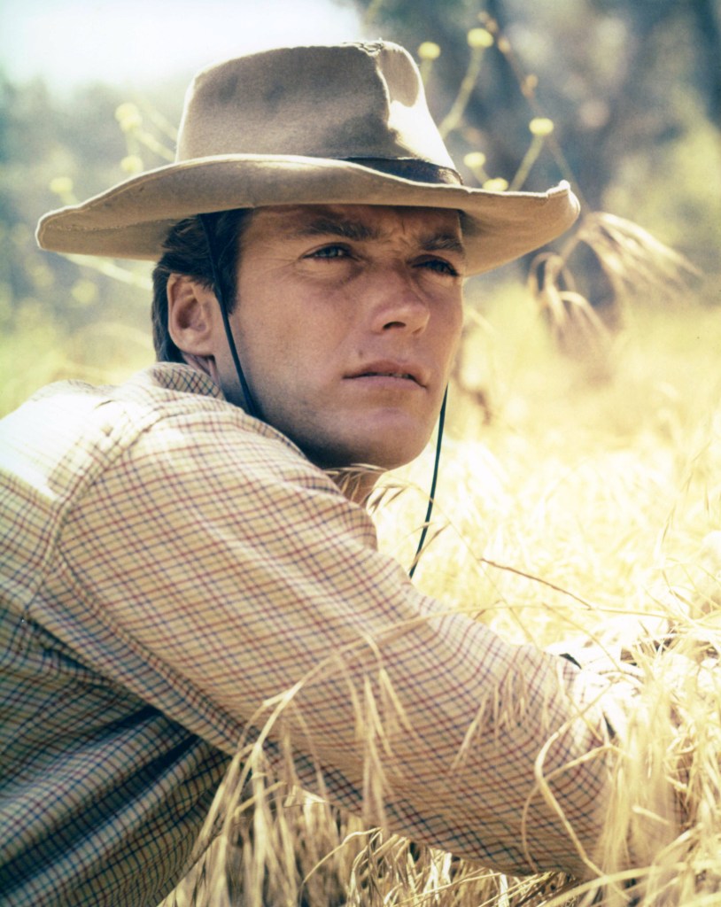 Clint Eastwood on Rawhide Set