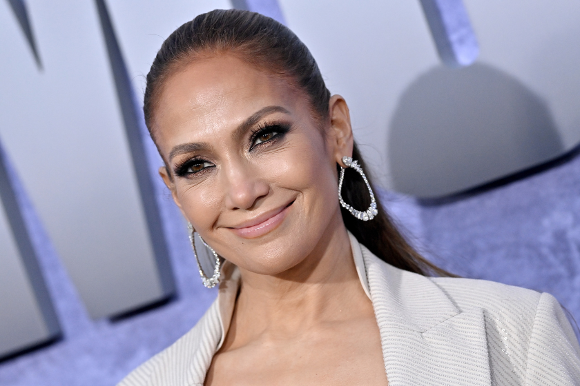 Jennifer Lopez attends the Los Angeles Premiere of Netflix's "The Mother" at Westwood Regency Village Theater on May 10, 2023 in Los Angeles, California