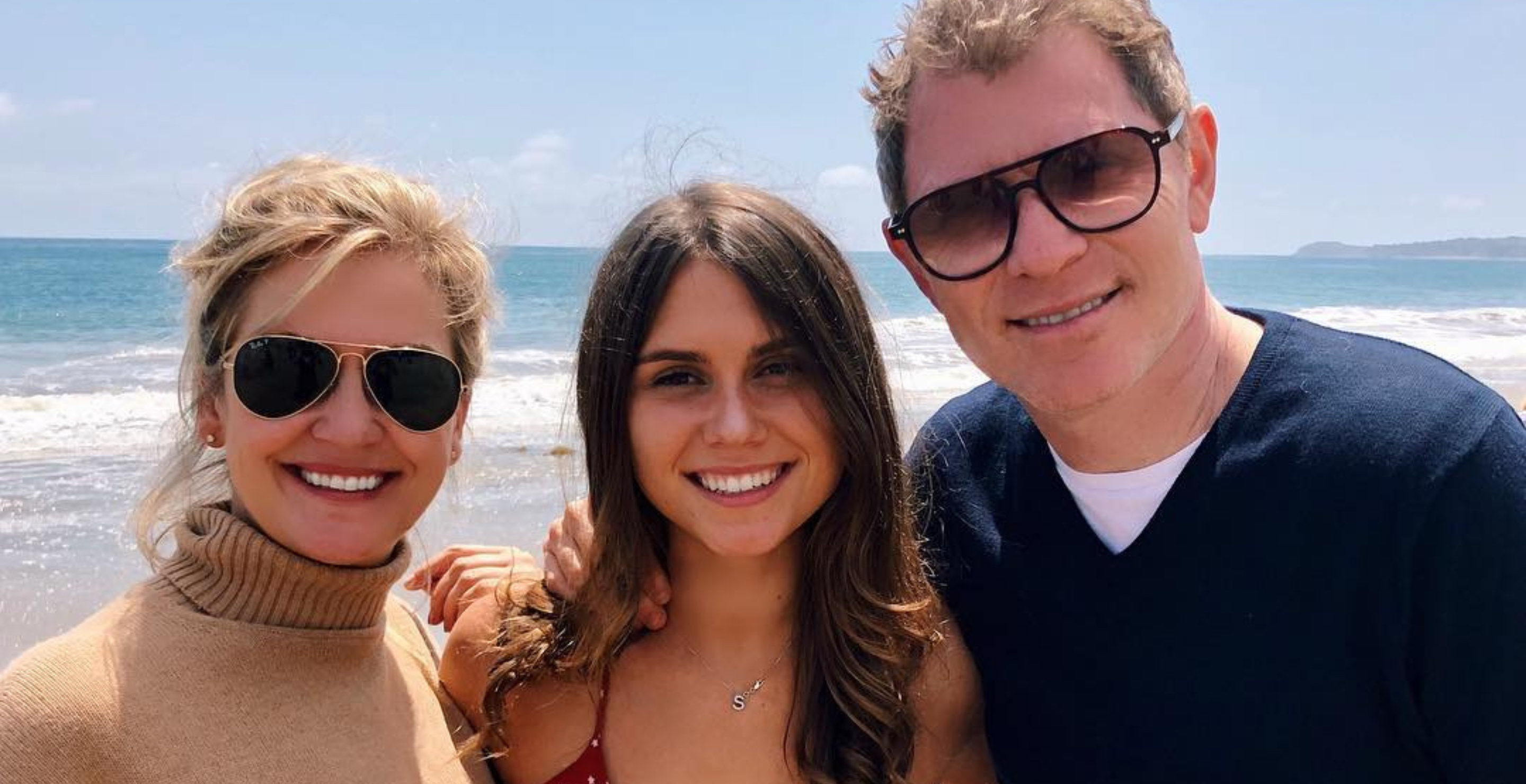 Kate Connelly with Sophie and Bobby Flay