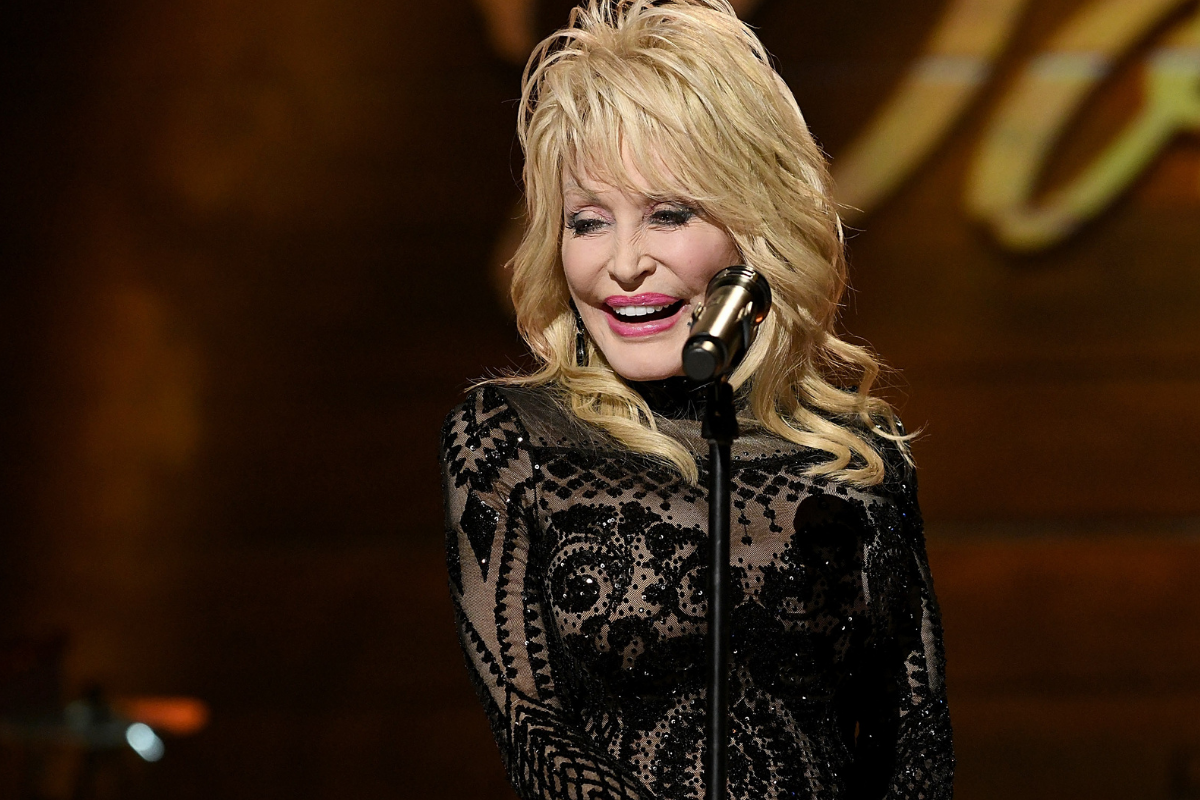 Honoree Dolly Parton accepts the 2019 MusiCares Person of the Year Award onstage during MusiCares Person of the Year honoring Dolly Parton at Los Angeles Convention Center on February 8, 2019 in Los Angeles, California.
