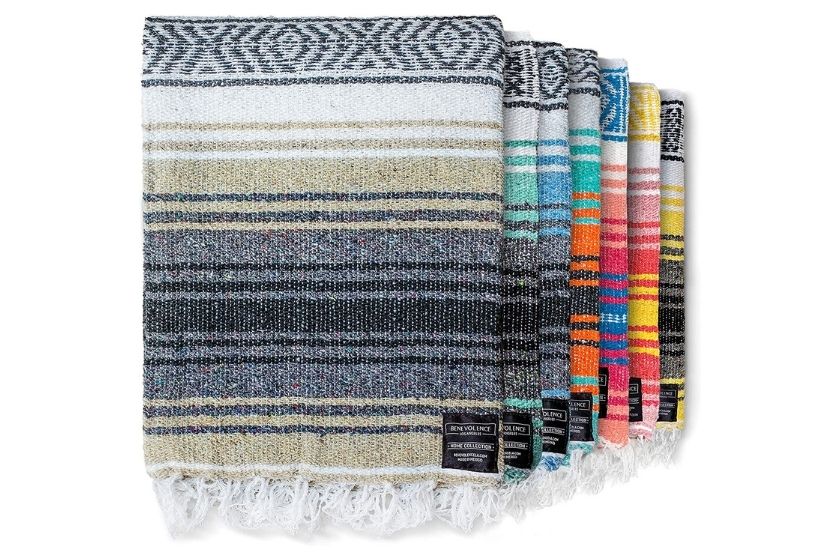 Glamping tent ideas - blanket