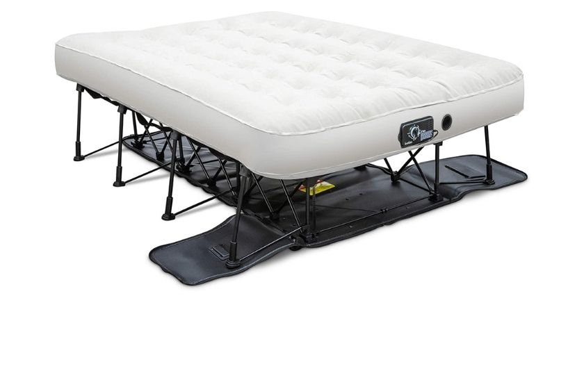 Glamping tent ideas-- glamping bed