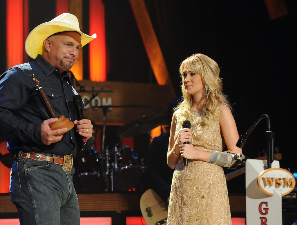 Carrie Underwood Inducted as Newest Member of The Grand Ole Opry by Fellow Opry Member Garth Brooks