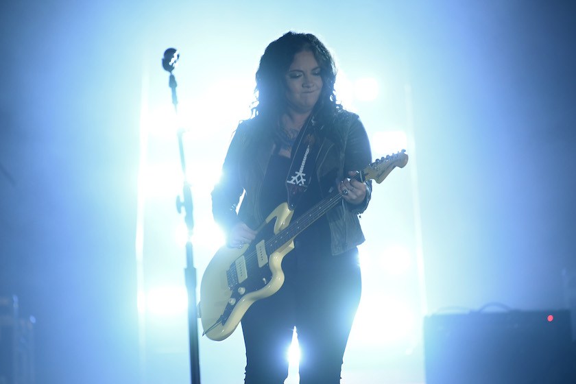ARRINGTON, TENNESSEE - OCTOBER 21: In this image released on October 21, Ashley McBryde performs onstage at the Sycamore Barn in Arrington, Tennessee for the 2020 CMT Awards broadcast on Wednesday October 21, 2020.