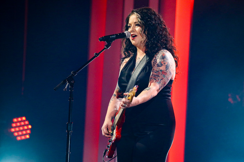 NASHVILLE, TENNESSEE - NOVEMBER 11: (FOR EDITORIAL USE ONLY) Ashley McBryde performs onstage during the The 54th Annual CMA Awards at Nashville's Music City Center on Wednesday, November 11, 2020 in Nashville, Tennessee.