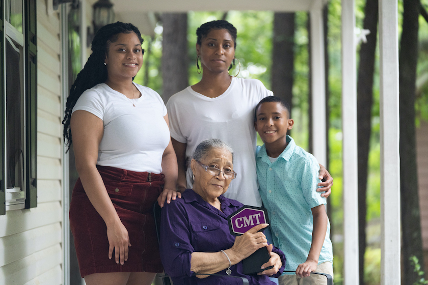  In this image released on June 10th 2021, Linda Martell poses with an award next to Quia Thompson, Nylah Thompson and Adonis Thompson for the 2021 CMT Music Awards in Irmo, South Carolina broadcast on June 9, 2021.