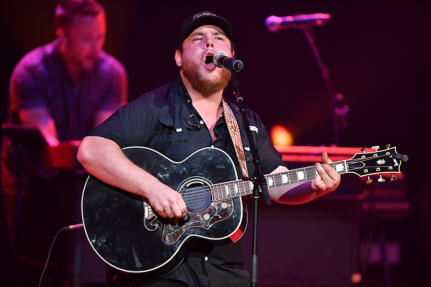 NASHVILLE, TN - JUNE 05: Recording Artist Luke Combs performs onstage during 8th Annual Darius and Friends concert at Ryman Auditorium on June 5, 2017 in Nashville, Tennessee. 
