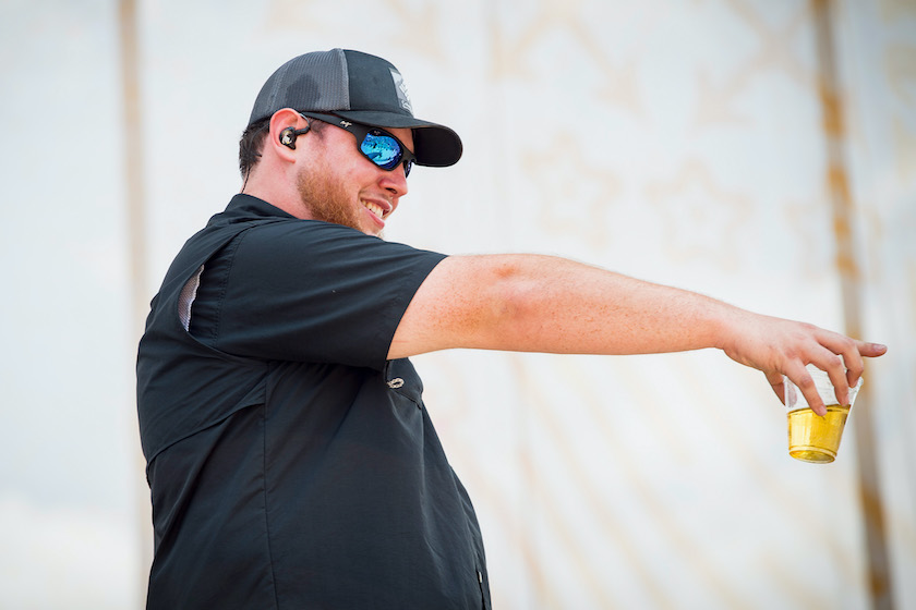 NASHVILLE, TN - JUNE 11: (EDITORIAL USE ONLY) Luke Combs performs during the 2017 CMA Music Festival on June 11, 2017 in Nashville, Tennessee. 