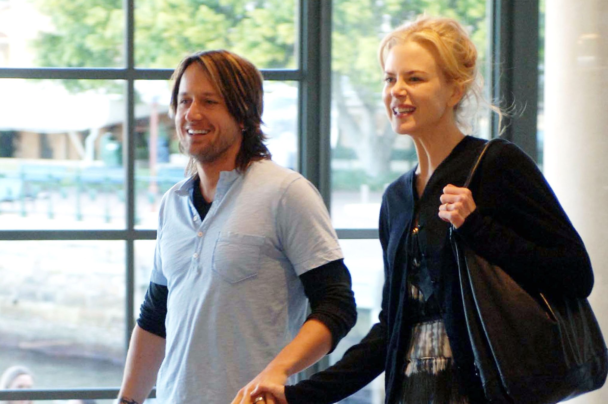  Newlyweds Nicole Kidman and Keith Urban on the day following their weding ceremony at the Park Hyatt hotel on June 26, 2007 in Sydney, Australia.