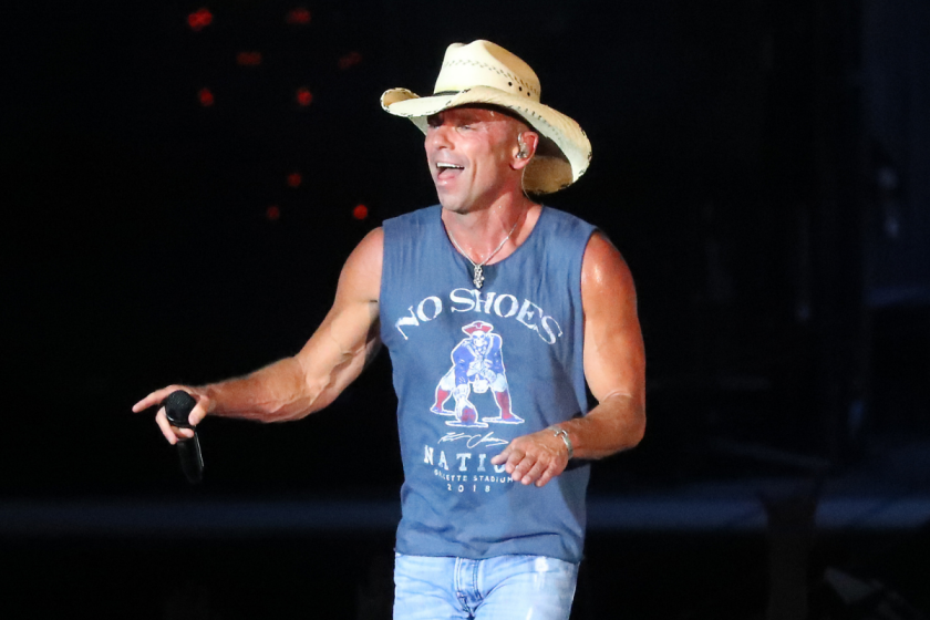 Kenny Chesney performs in concert at Gillette Stadium in Foxborough, MA on Aug. 24, 2018. (Photo by Matthew J. Lee/The Boston Globe via Getty Images)