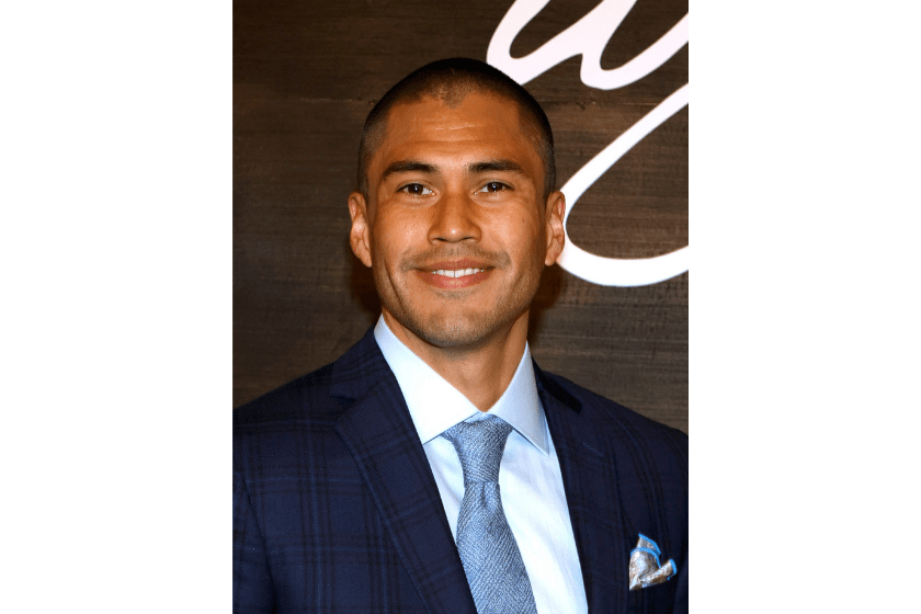 Martin Sensmeier arrives at the world premiere of "1883"