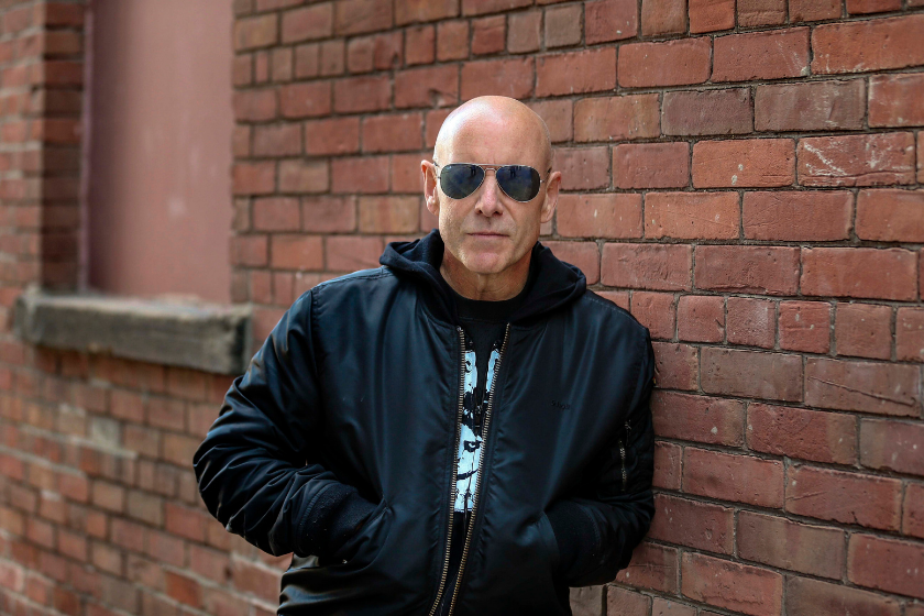 Hugh Dillon poses in Toronto's Corktown