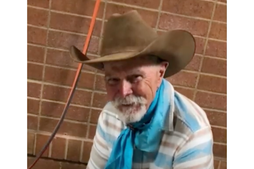 Buck Taylor smiles for the camera