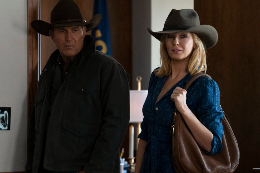 Kevin Costner as John Dutton and Kelly Reilly as Beth Dutton on 'Yellowstone'